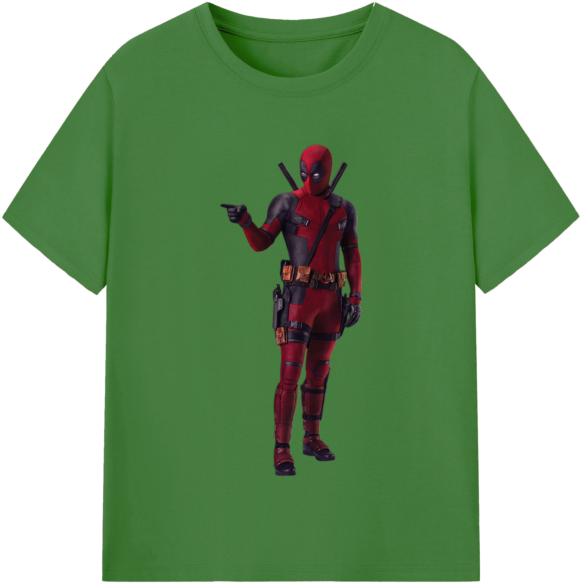 （画像用） Deadpool デッドプール レディースカジュアルプリントTシャツ（綿100％）
